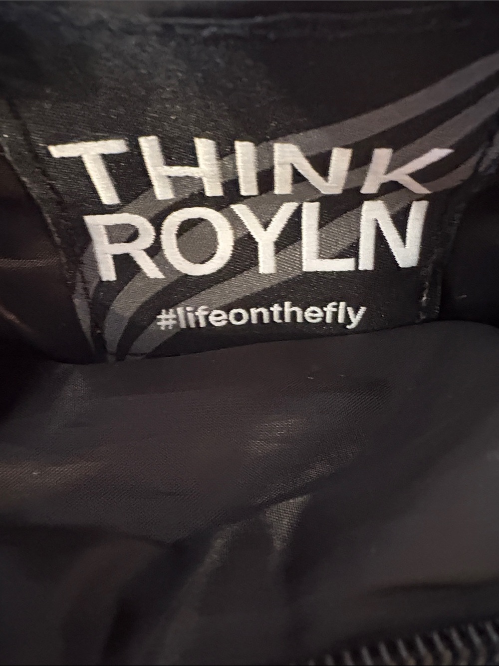 Think Royln Black Quilted Crossbody Bag with Red & Grey Long & Short GuitarStrap - Picture 2 of 11